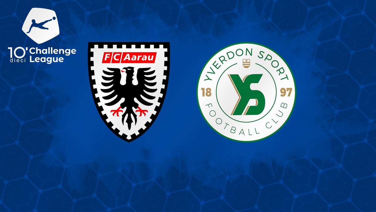 Aarau vs Yverdon Sport poster Aarau vs Yverdon Sport poster