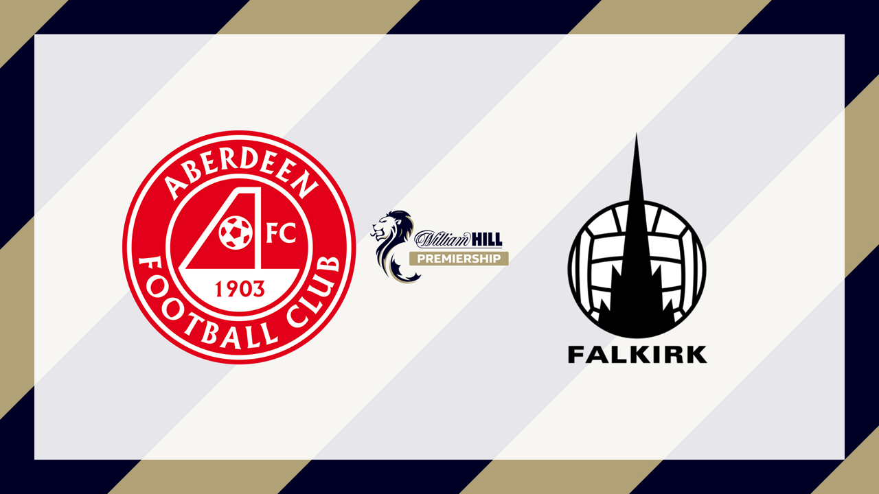 Aberdeen vs Falkirk poster Aberdeen vs Falkirk poster
