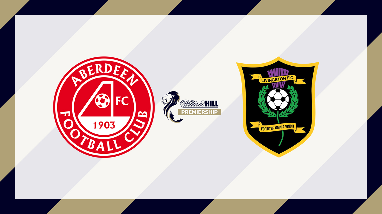 Aberdeen vs Livingston poster Aberdeen vs Livingston poster