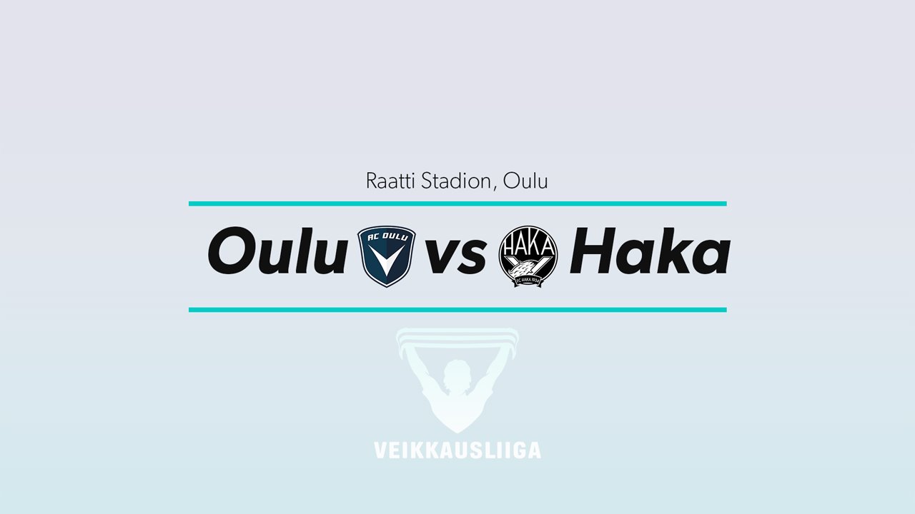 AC Oulu vs Haka poster AC Oulu vs Haka poster