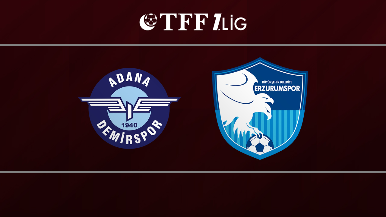 Adana Demirspor vs Erzurumspor poster Adana Demirspor vs Erzurumspor poster