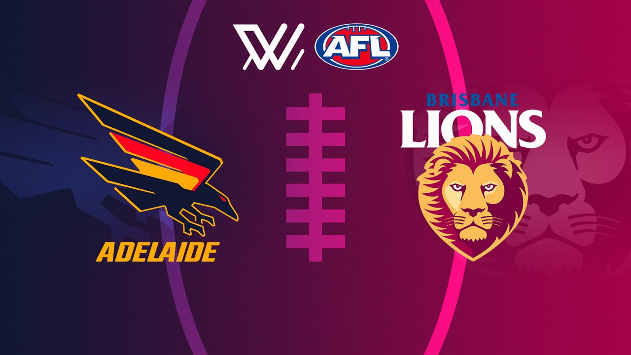 Adelaide Crows Women vs Brisbane Lions Women poster Adelaide Crows Women vs Brisbane Lions Women poster