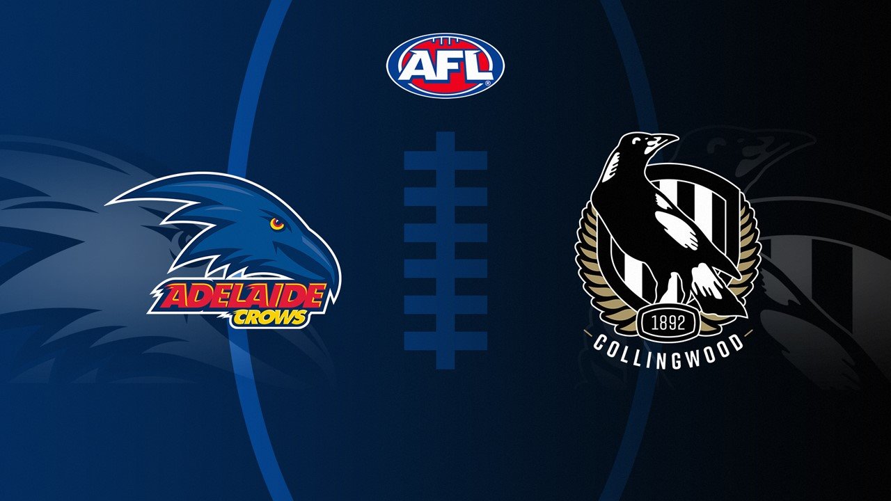 Adelaide Football Club vs Collingwood Football Club poster Adelaide Football Club vs Collingwood Football Club poster