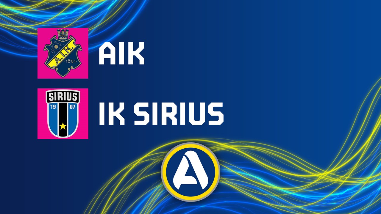AIK vs Sirius poster AIK vs Sirius poster