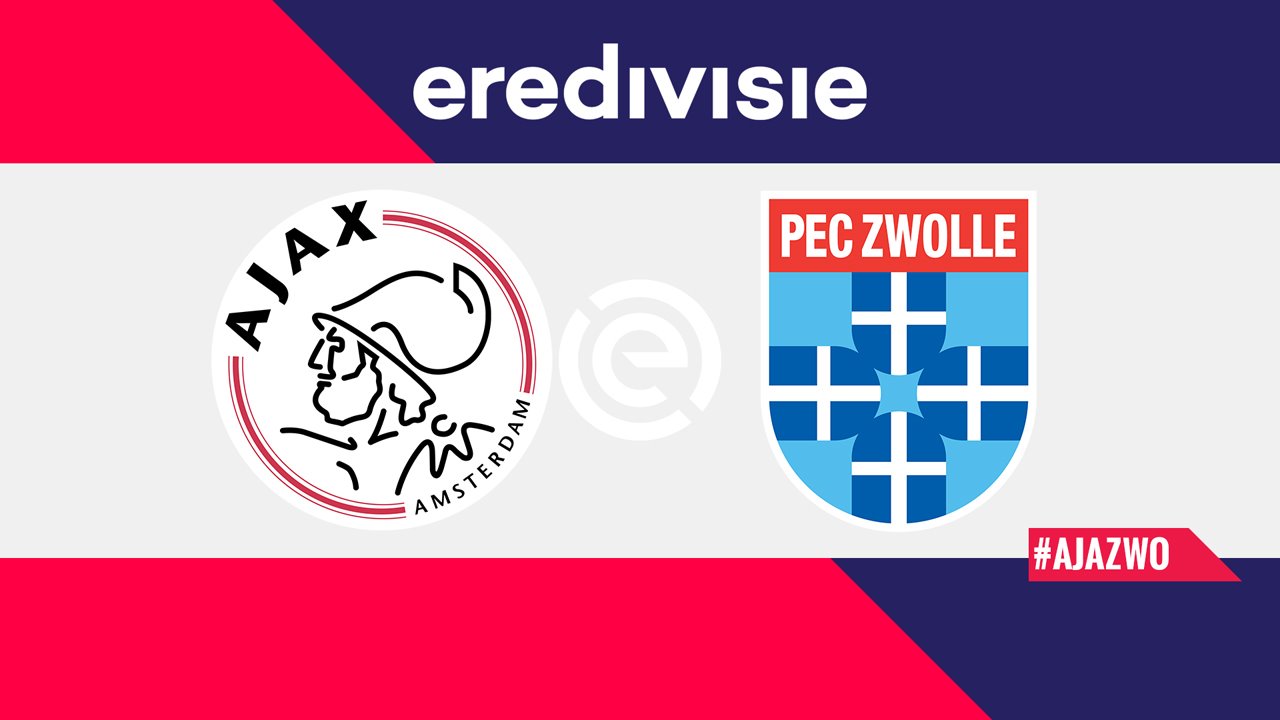 Ajax vs PEC Zwolle poster Ajax vs PEC Zwolle poster