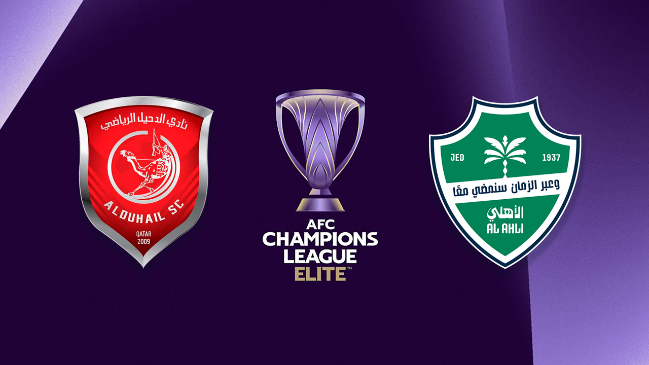 Al-Duhail vs Al-Ahli poster Al-Duhail vs Al-Ahli poster