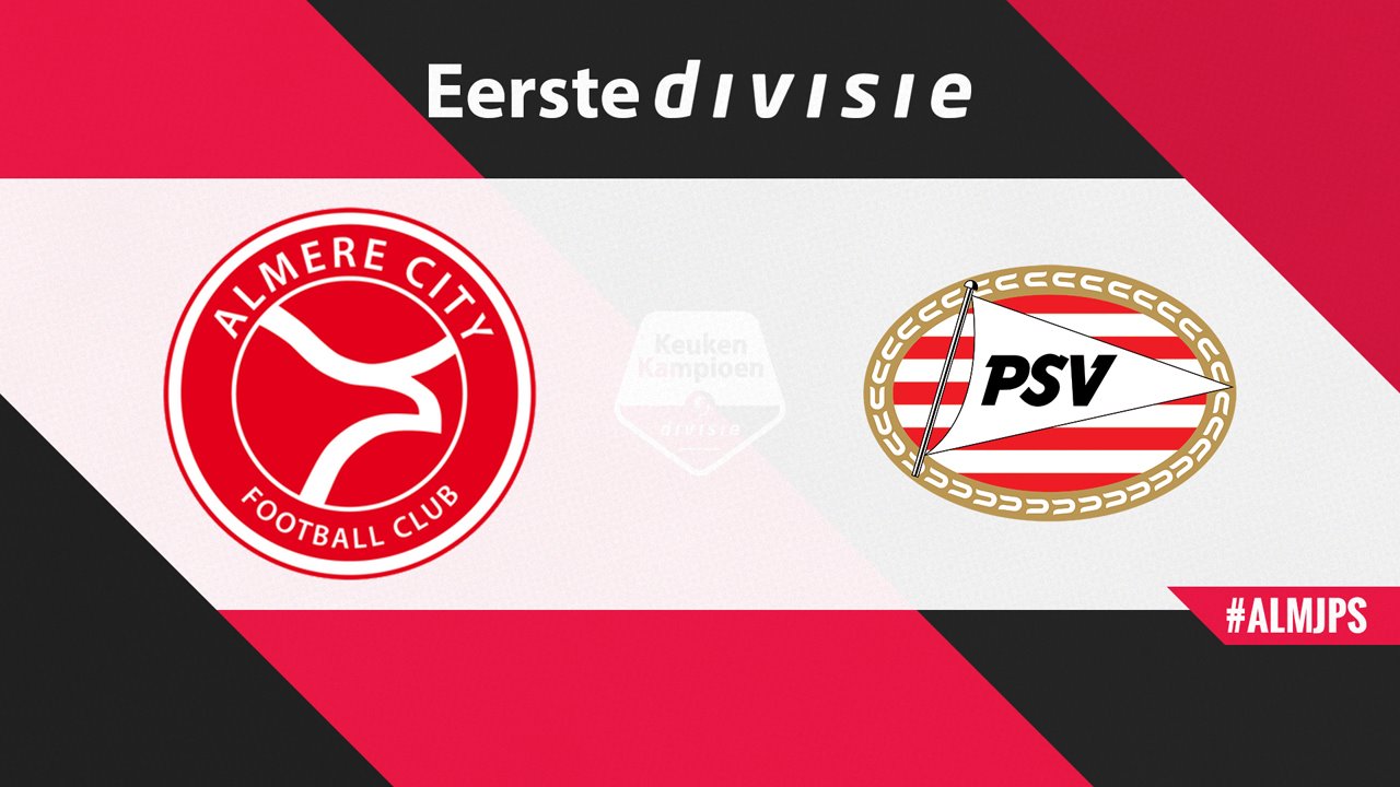 Almere City vs Jong PSV poster Almere City vs Jong PSV poster