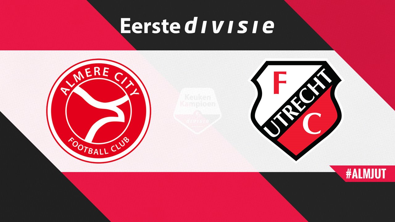Almere City vs Jong Utrecht poster Almere City vs Jong Utrecht poster