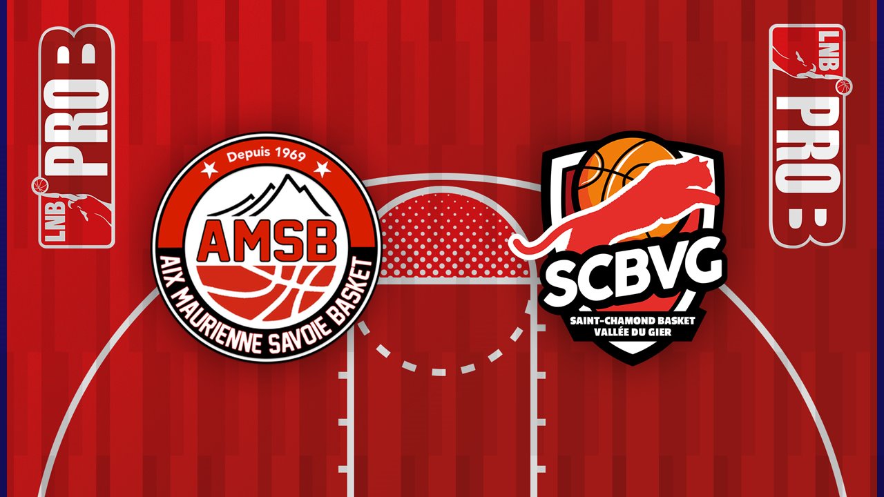 AMSB vs Saint-Chamond Basket poster AMSB vs Saint-Chamond Basket poster