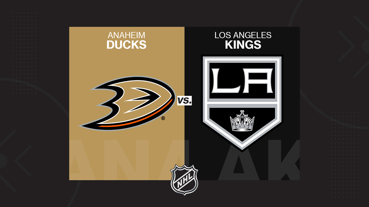 Anaheim Ducks vs Los Angeles Kings poster Anaheim Ducks vs Los Angeles Kings poster
