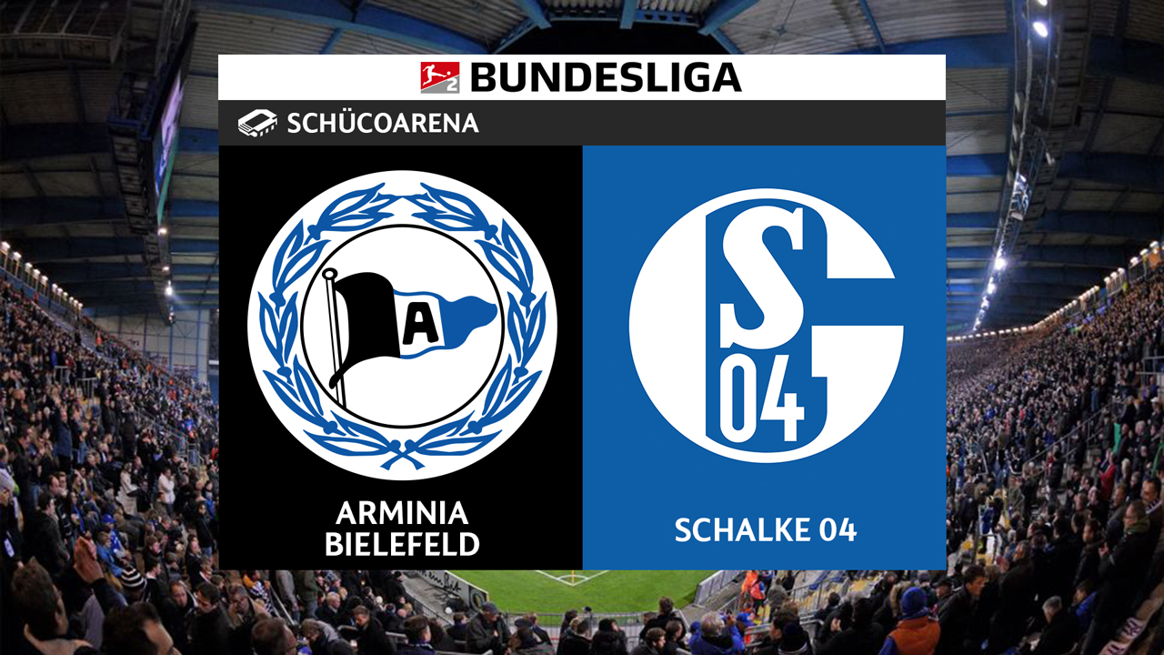 Arminia Bielefeld vs Schalke 04 poster