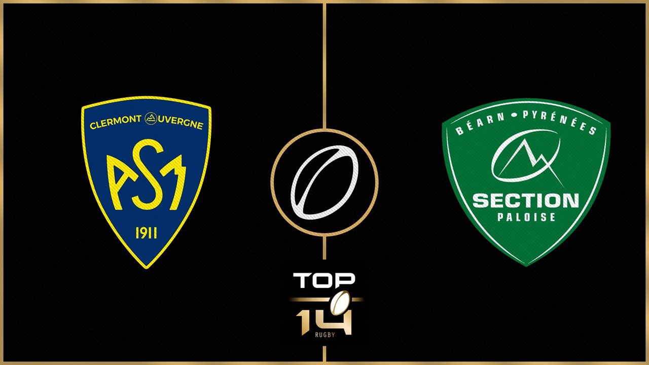 ASM Clermont Auvergne vs Section Paloise poster ASM Clermont Auvergne vs Section Paloise poster