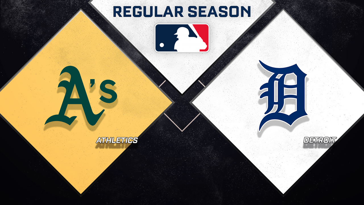 Athletics vs Detroit Tigers poster Athletics vs Detroit Tigers poster