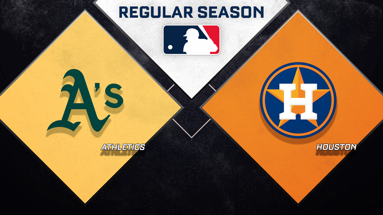 Athletics vs Houston Astros poster Athletics vs Houston Astros poster