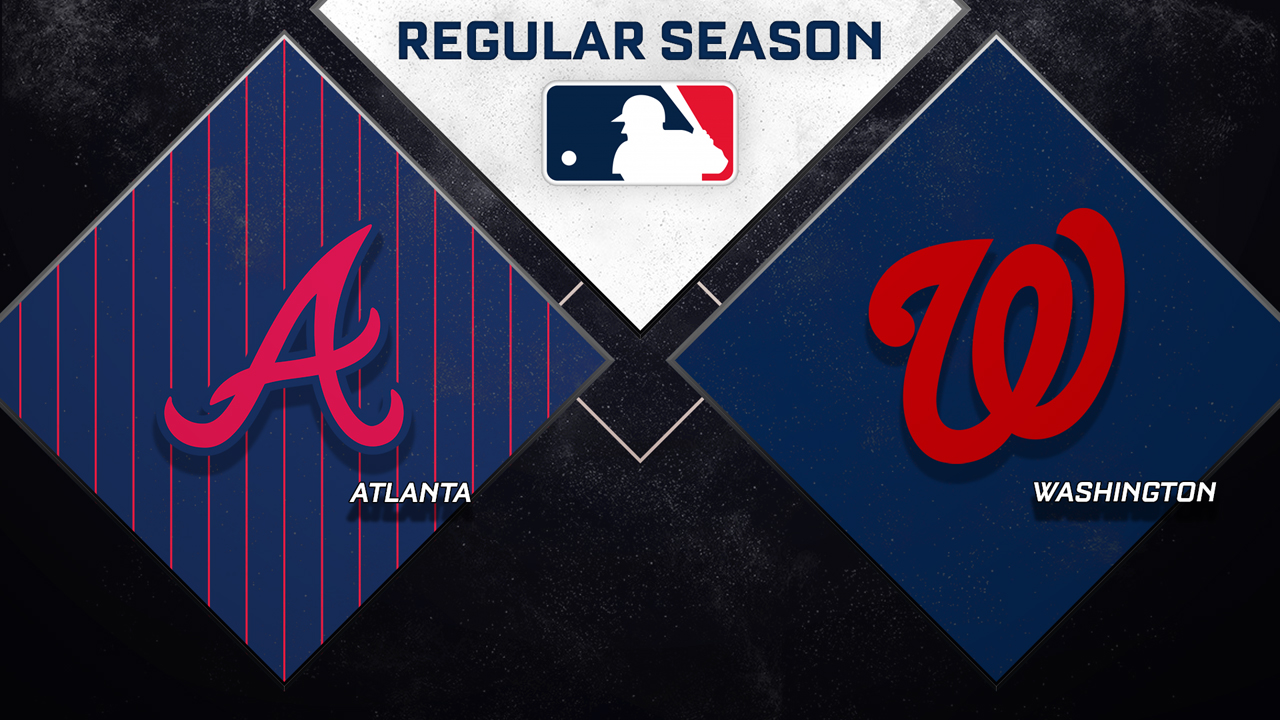 Atlanta Braves vs Washington Nationals poster Atlanta Braves vs Washington Nationals poster