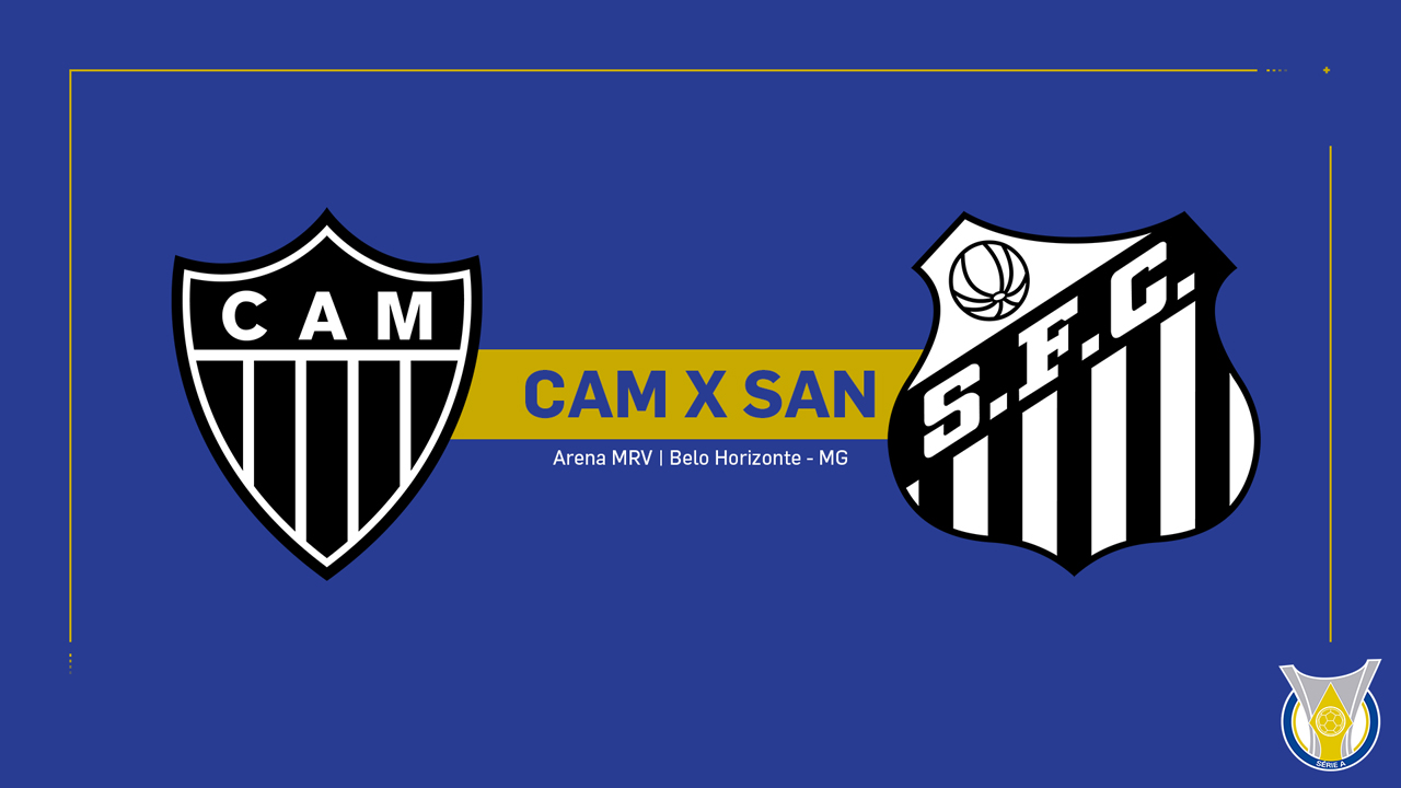 Atlético Mineiro vs Santos poster