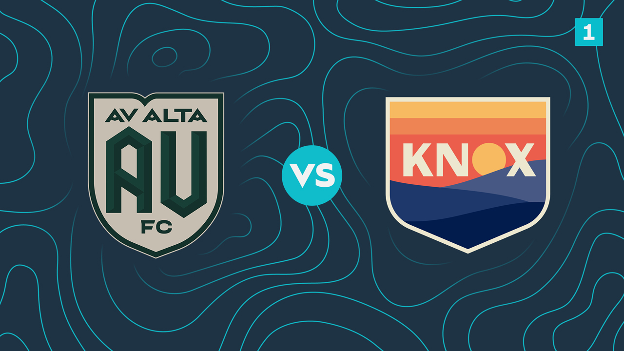 AV Alta FC vs One Knoxville SC poster AV Alta FC vs One Knoxville SC poster