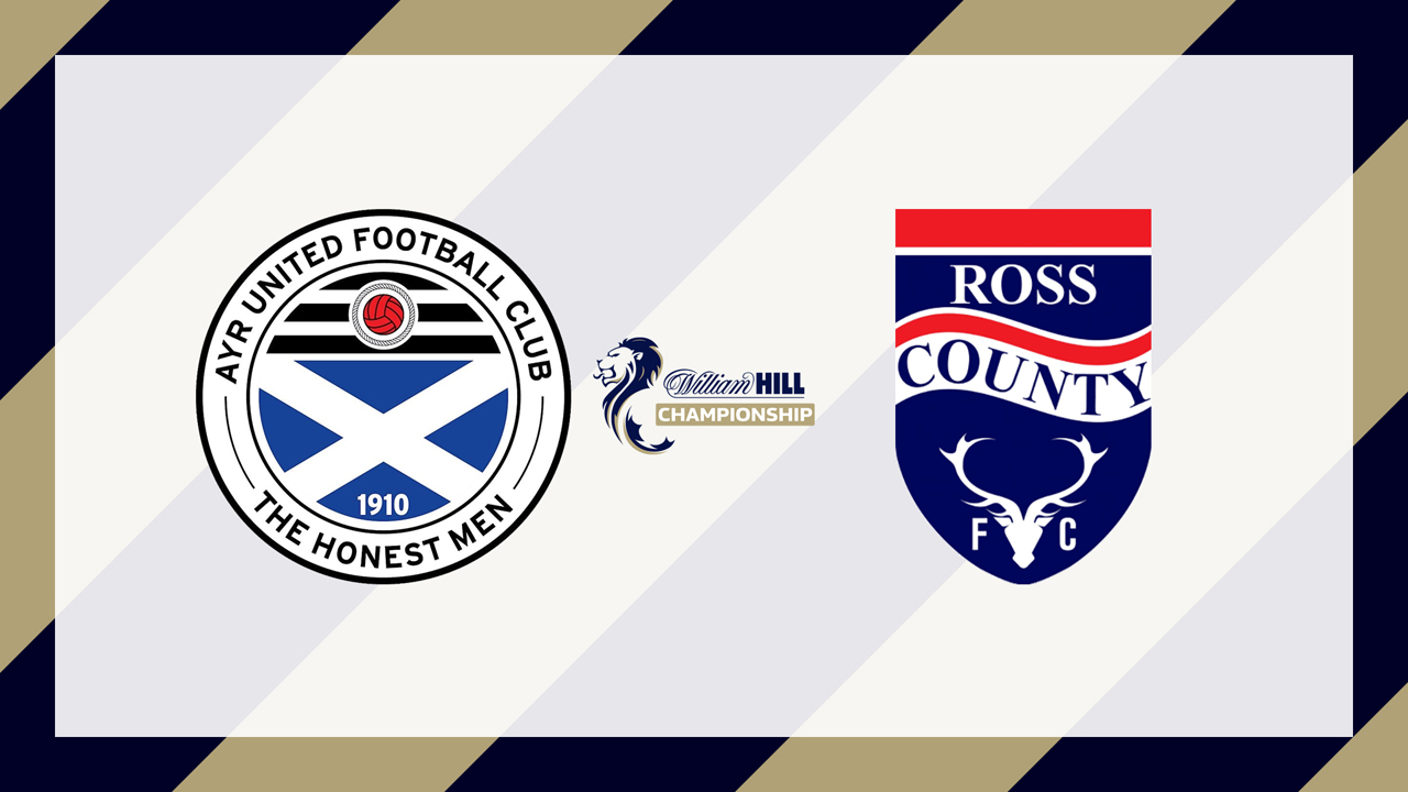 Ayr United vs Ross County poster Ayr United vs Ross County poster