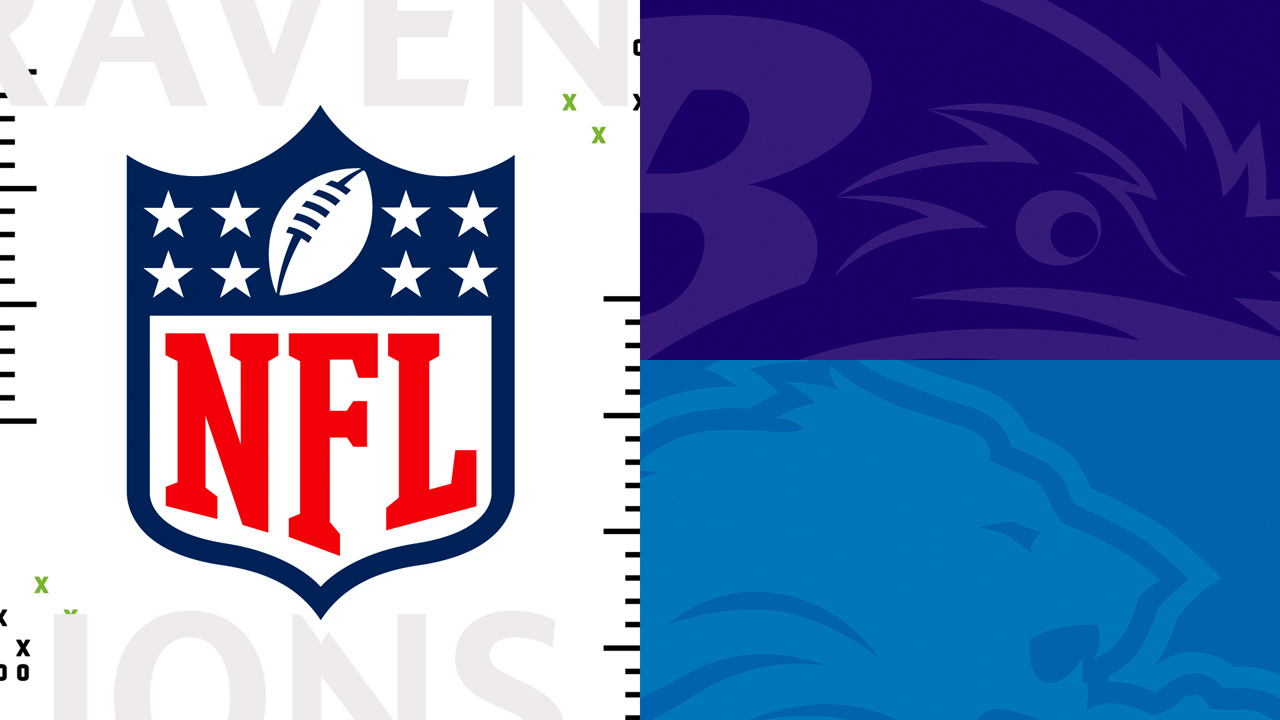 Baltimore Ravens vs Detroit Lions poster Baltimore Ravens vs Detroit Lions poster