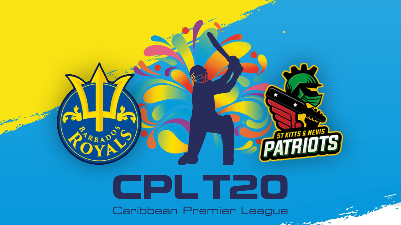 Barbados Royals vs St Kitts and Nevis Patriots poster Barbados Royals vs St Kitts and Nevis Patriots poster