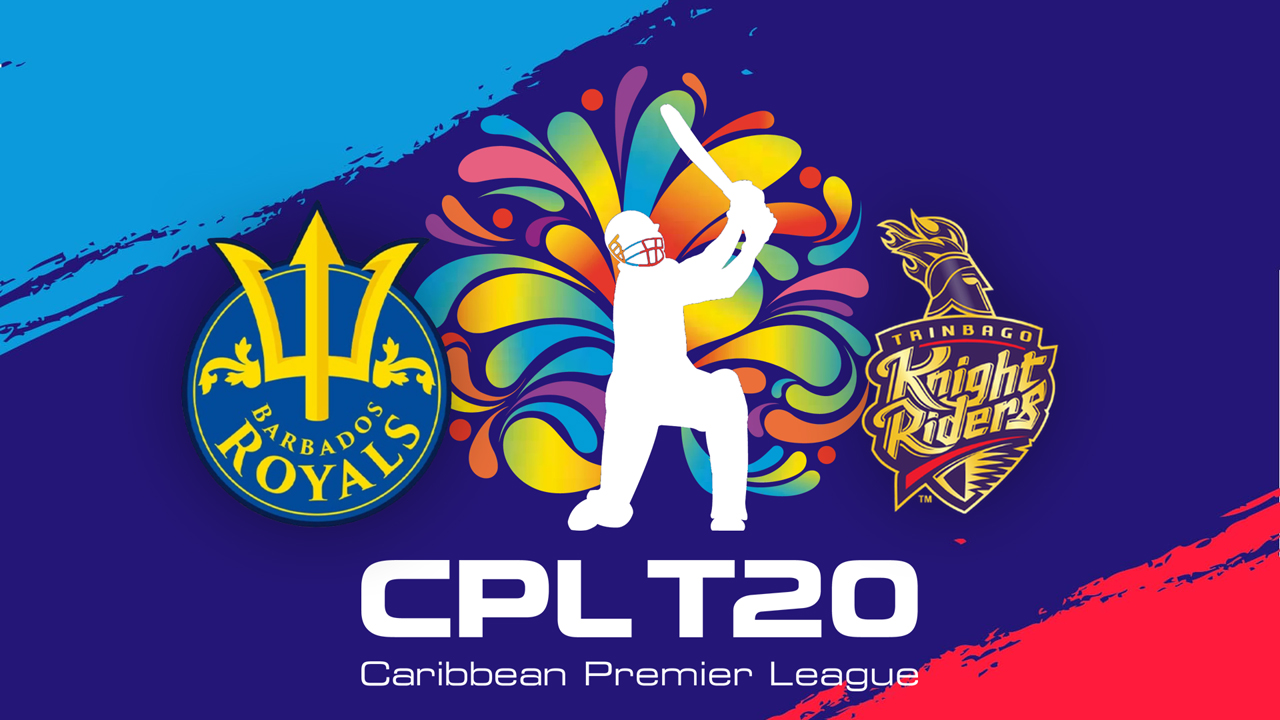 Barbados Royals vs Trinbago Knight Riders poster Barbados Royals vs Trinbago Knight Riders poster