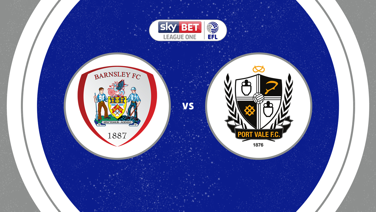 Barnsley vs Port Vale poster Barnsley vs Port Vale poster