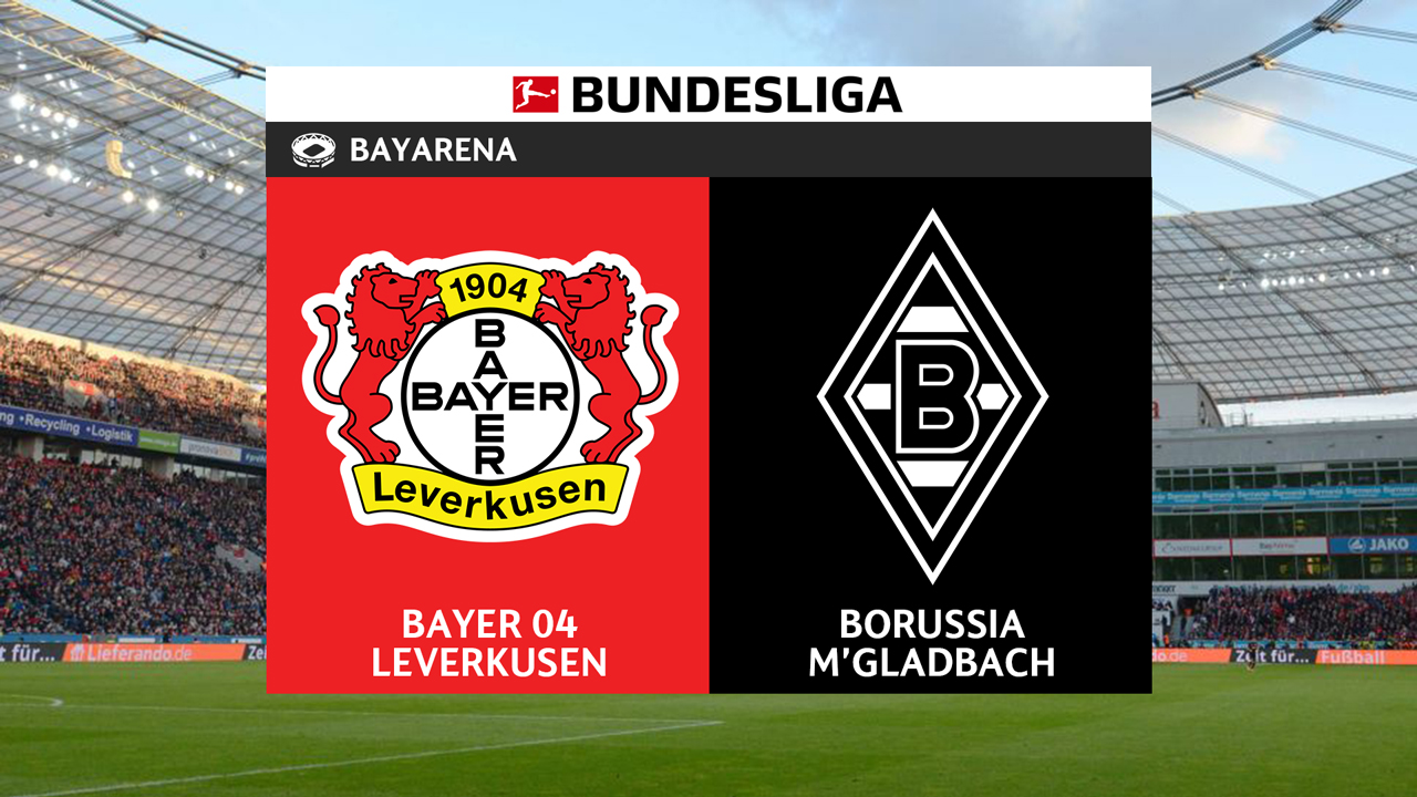 Bayer Leverkusen vs Borussia Mönchengladbach poster Bayer Leverkusen vs Borussia Mönchengladbach poster