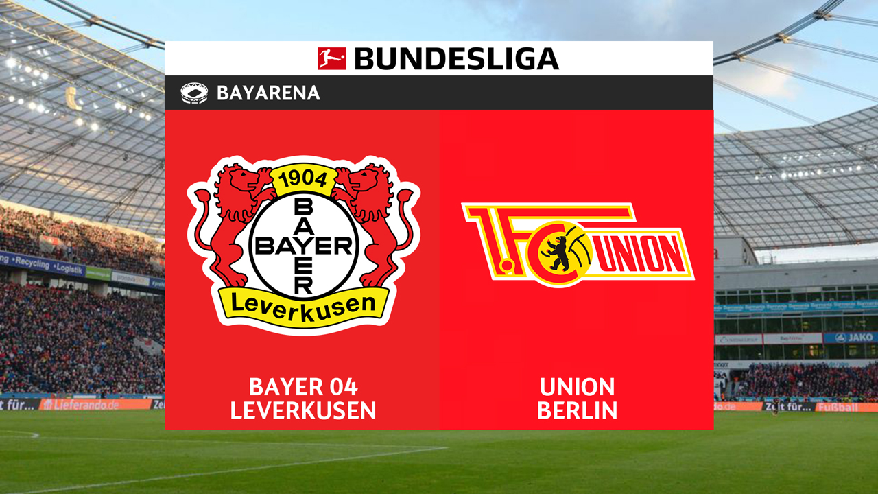 Bayer Leverkusen vs Union Berlin poster Bayer Leverkusen vs Union Berlin poster