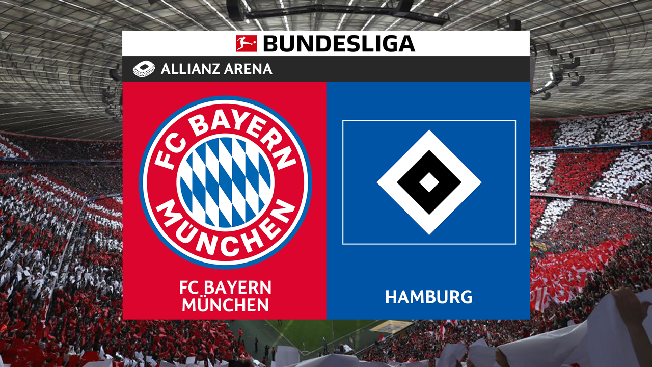 Bayern Munich vs Hamburg poster Bayern Munich vs Hamburg poster