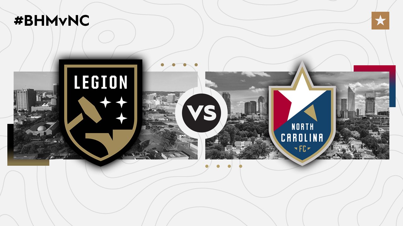 Birmingham Legion vs North Carolina FC poster Birmingham Legion vs North Carolina FC poster