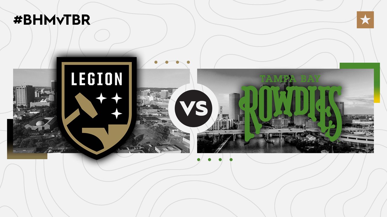 Birmingham Legion vs Tampa Bay Rowdies poster Birmingham Legion vs Tampa Bay Rowdies poster