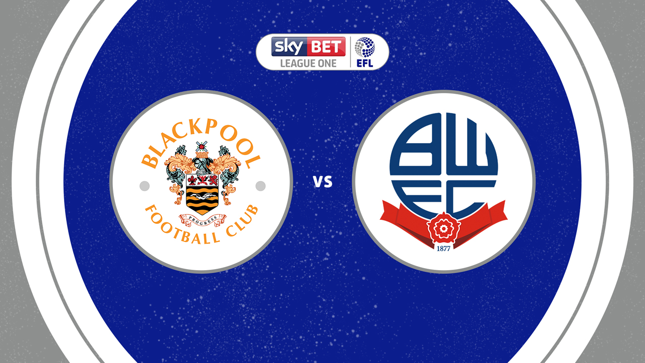 Blackpool vs Bolton Wanderers poster