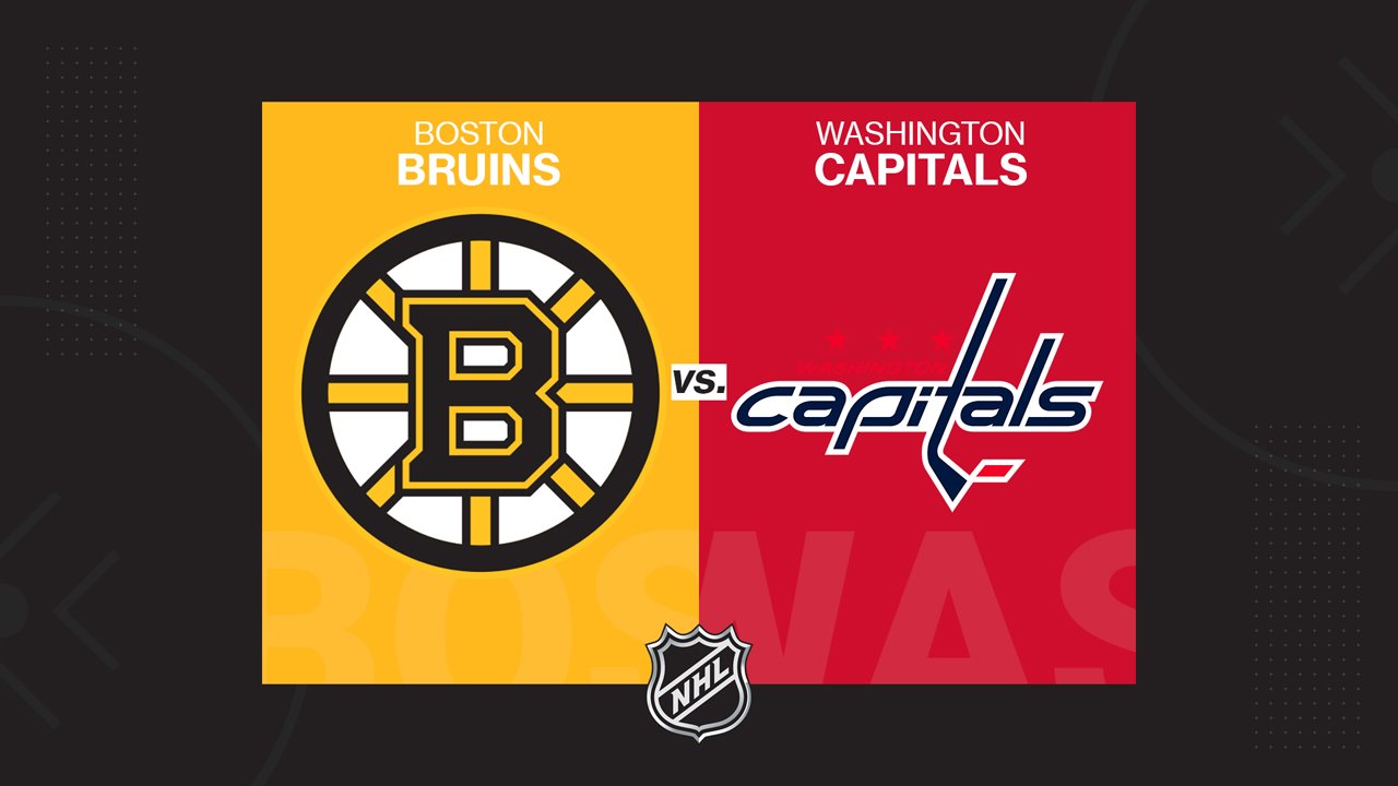 Boston Bruins vs Washington Capitals poster Boston Bruins vs Washington Capitals poster