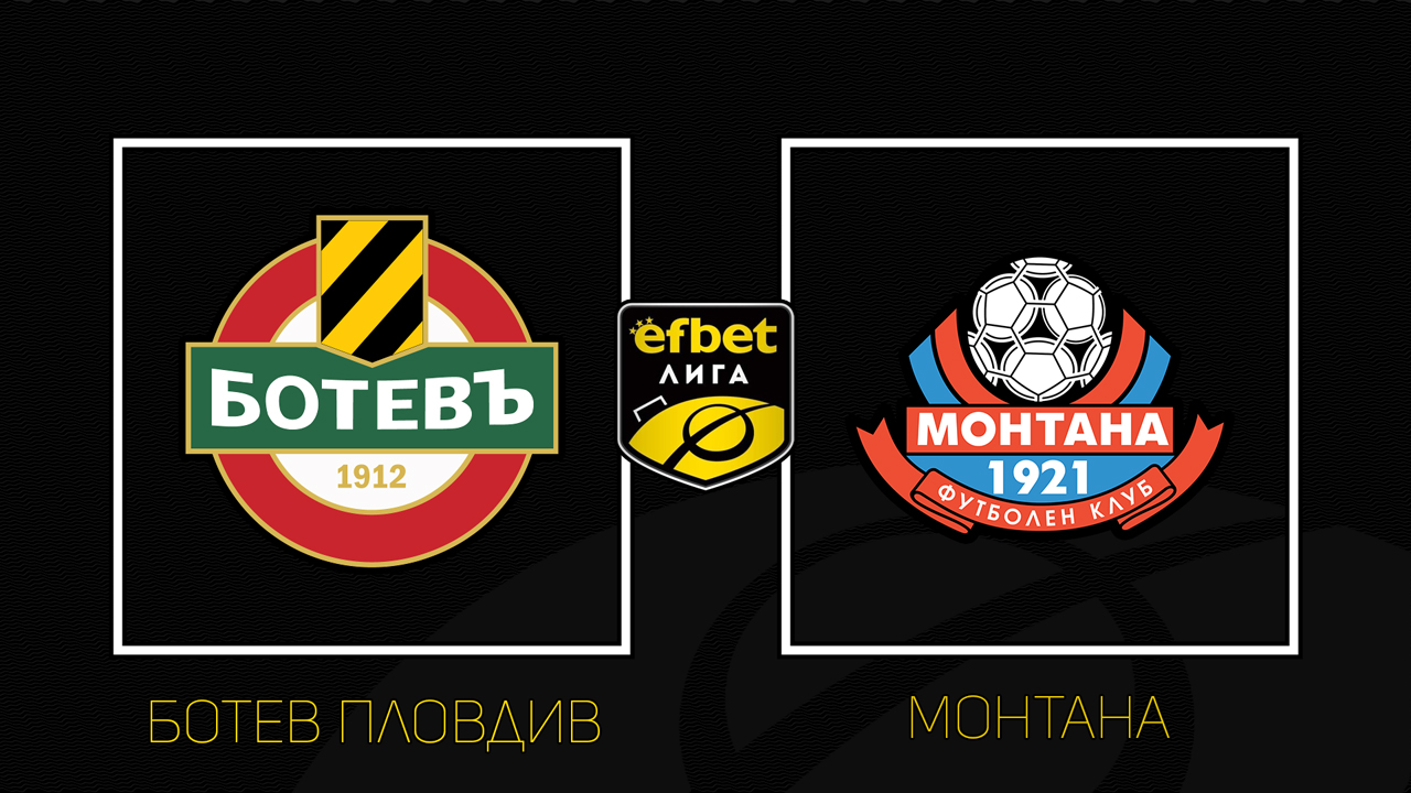 Botev Plovdiv vs Montana poster Botev Plovdiv vs Montana poster