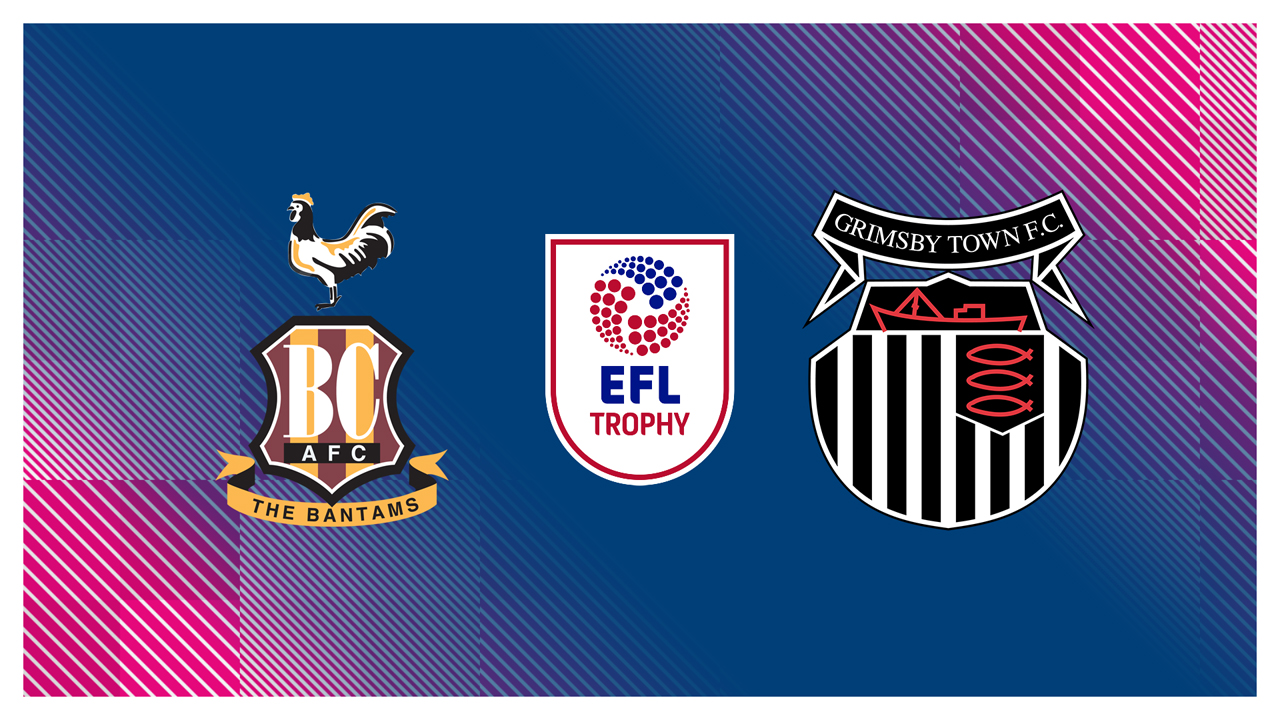 Bradford City vs Grimsby Town poster Bradford City vs Grimsby Town poster