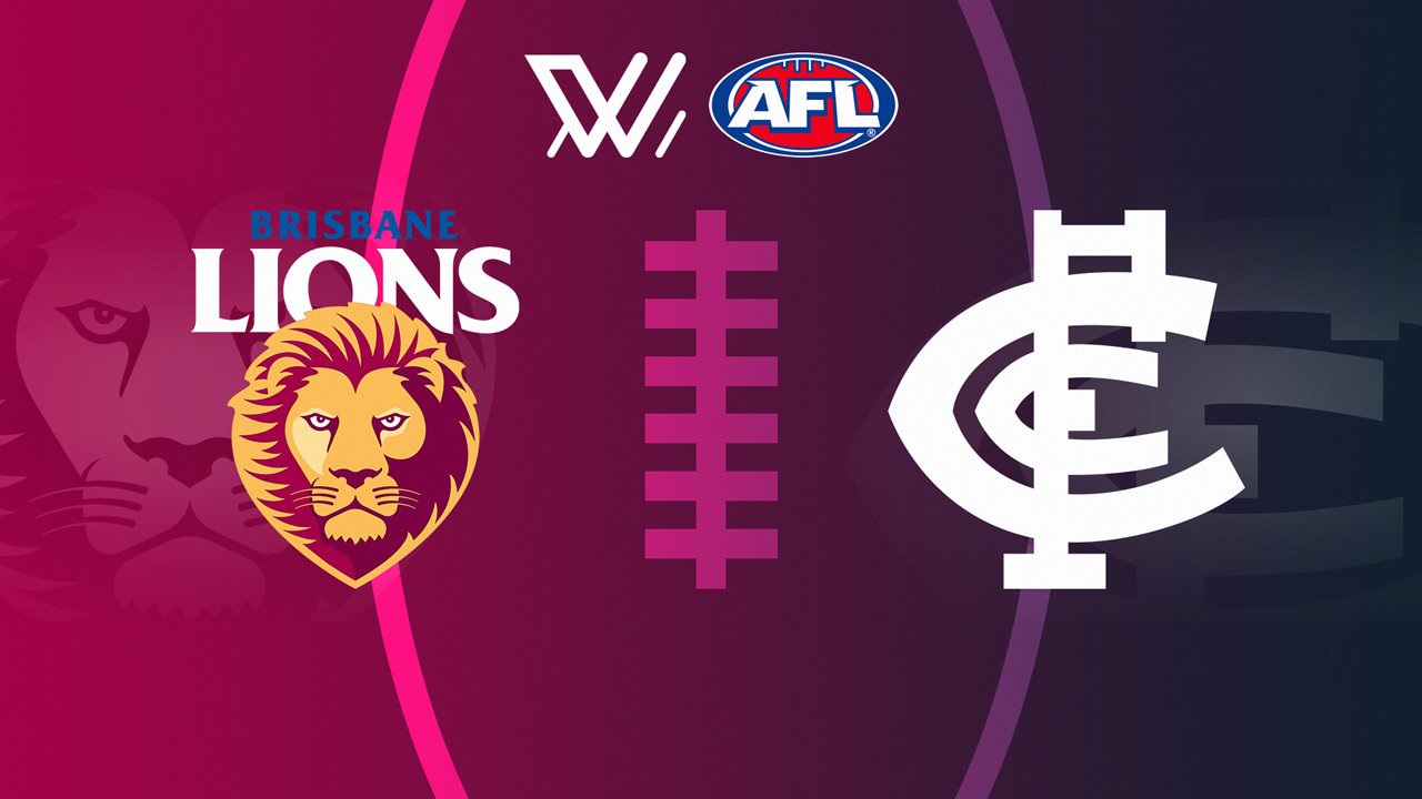 Brisbane Lions Women vs Carlton Blues Women poster Brisbane Lions Women vs Carlton Blues Women poster