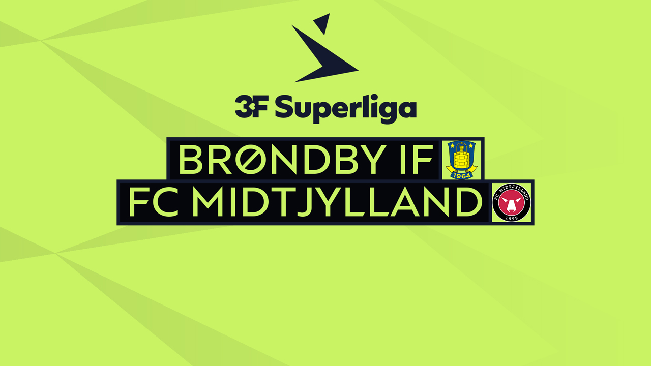 Brøndby vs FC Midtjylland poster Brøndby vs FC Midtjylland poster