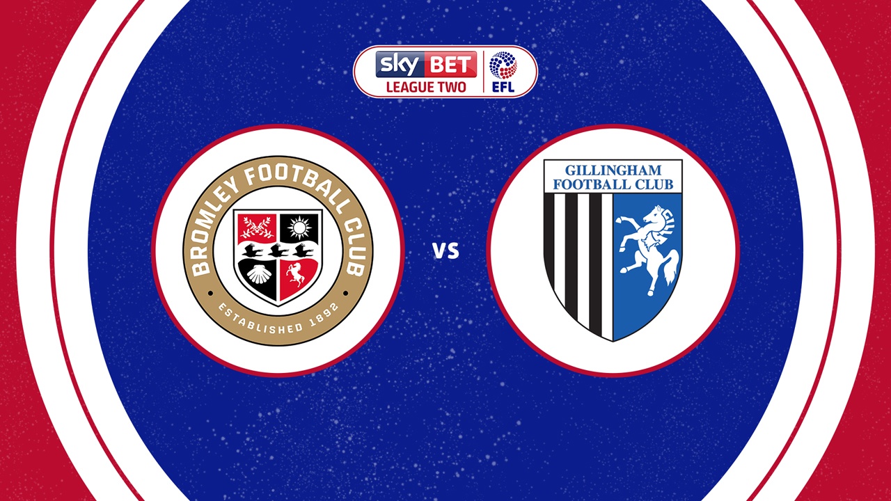 Bromley vs Gillingham poster Bromley vs Gillingham poster