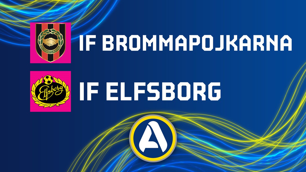 Brommapojkarna vs Elfsborg poster Brommapojkarna vs Elfsborg poster
