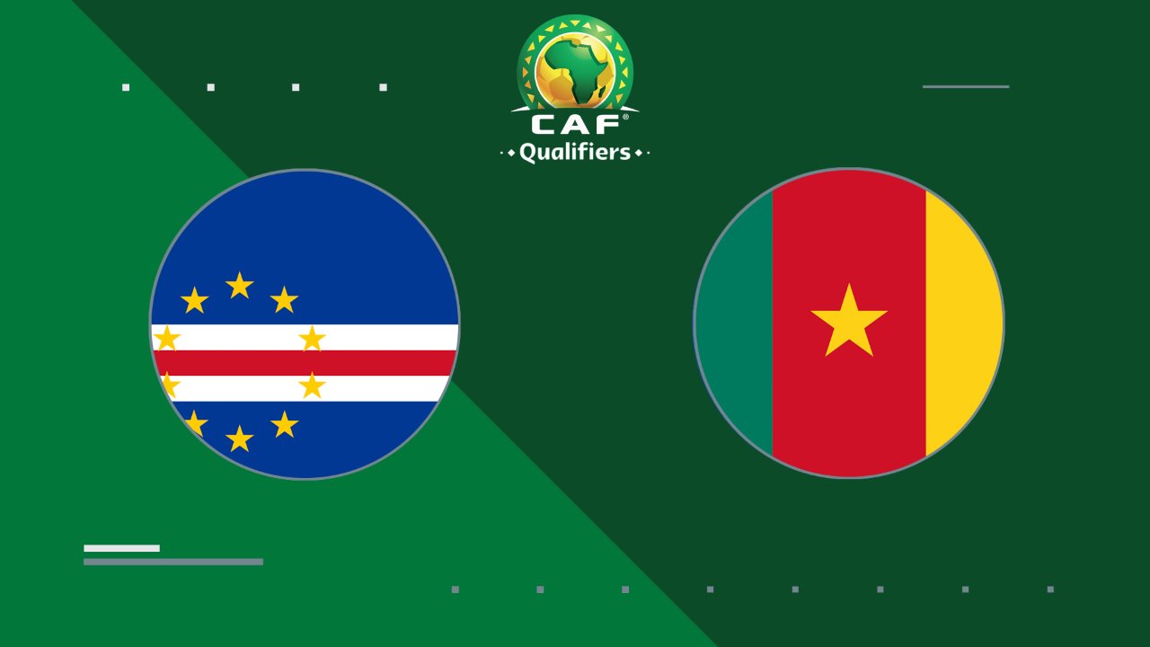 Cape Verde vs Cameroon poster Cape Verde vs Cameroon poster