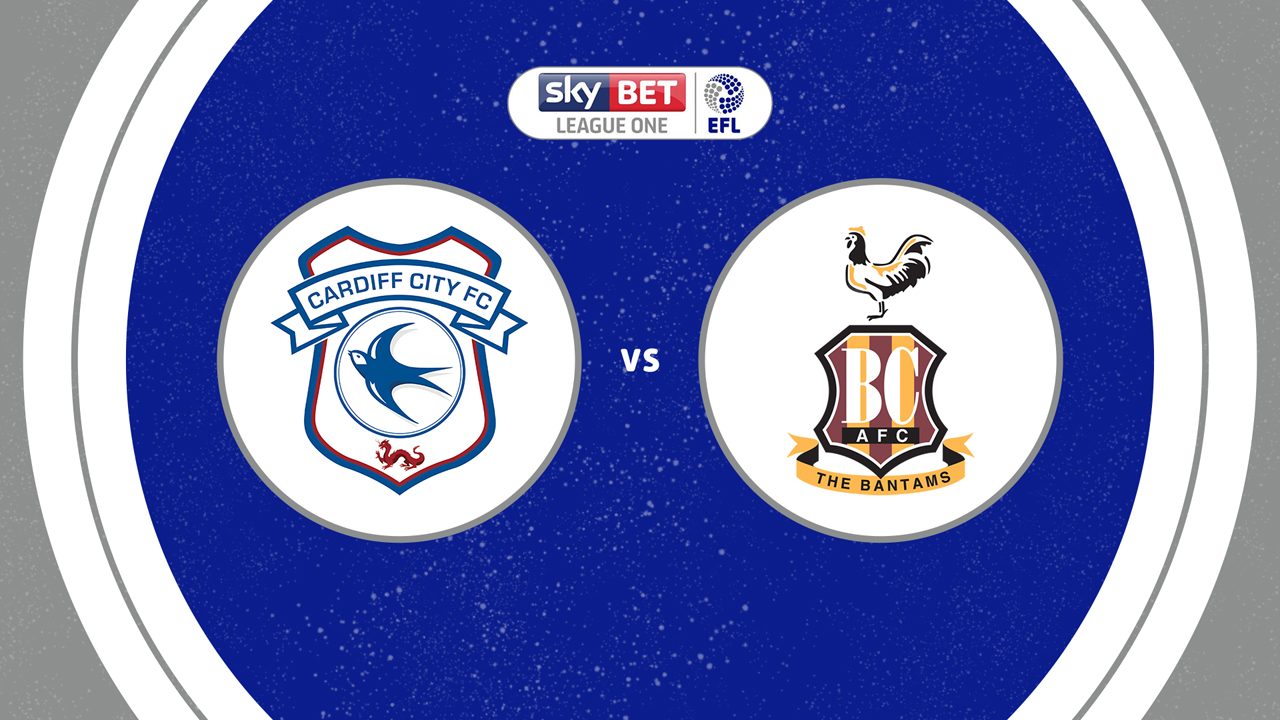 Cardiff City vs Bradford City poster Cardiff City vs Bradford City poster