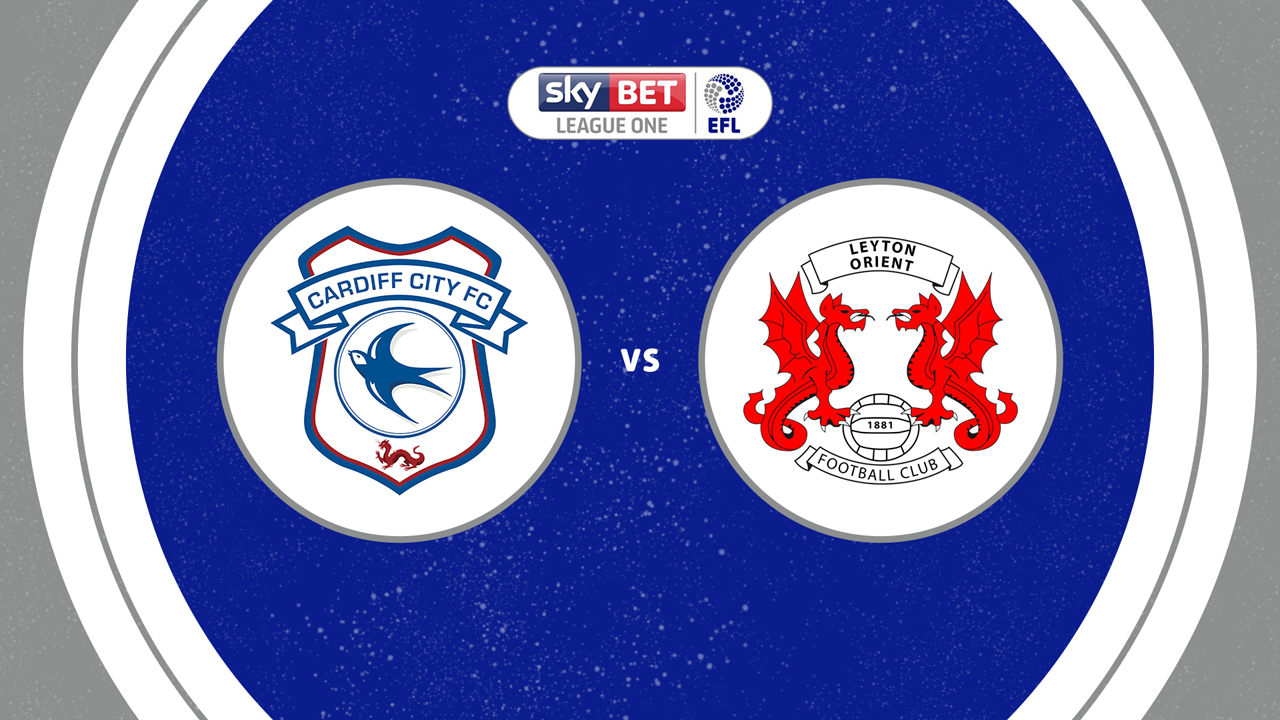Cardiff City vs Leyton Orient poster Cardiff City vs Leyton Orient poster
