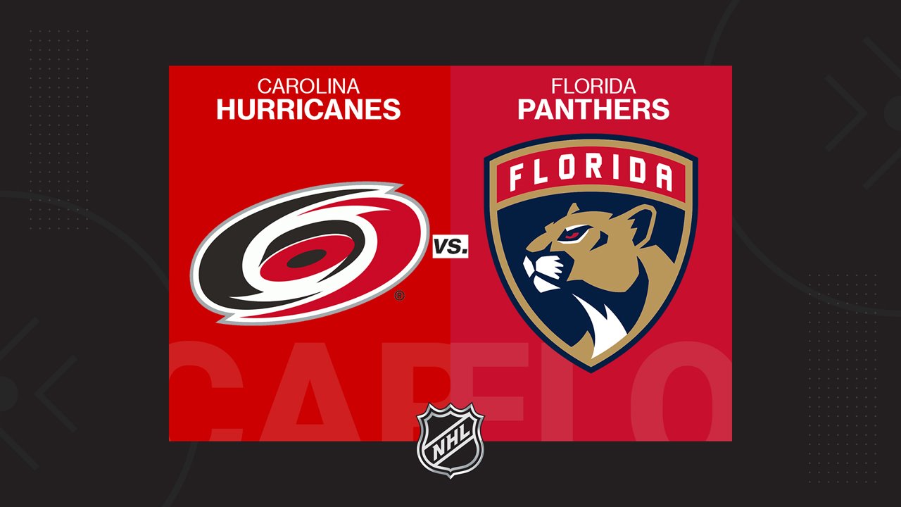 Carolina Hurricanes vs Florida Panthers poster Carolina Hurricanes vs Florida Panthers poster