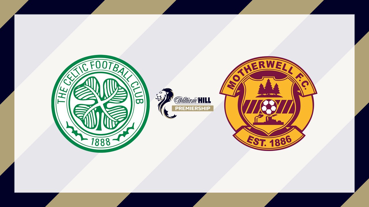 Celtic vs Motherwell poster Celtic vs Motherwell poster