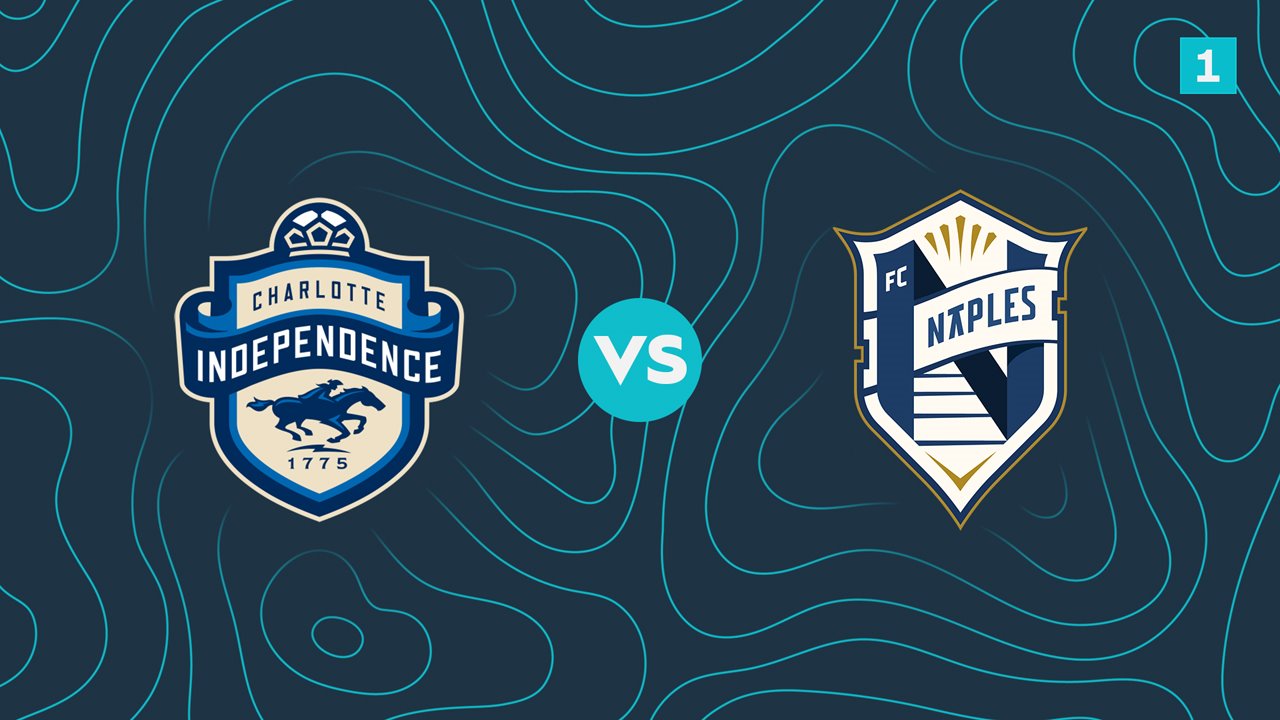Charlotte Independence vs FC Naples poster Charlotte Independence vs FC Naples poster