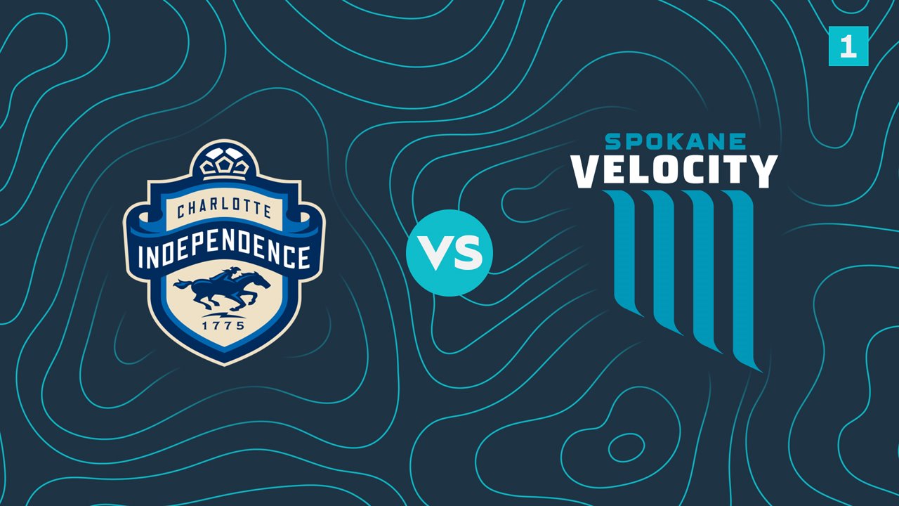 Charlotte Independence vs Spokane Velocity poster Charlotte Independence vs Spokane Velocity poster