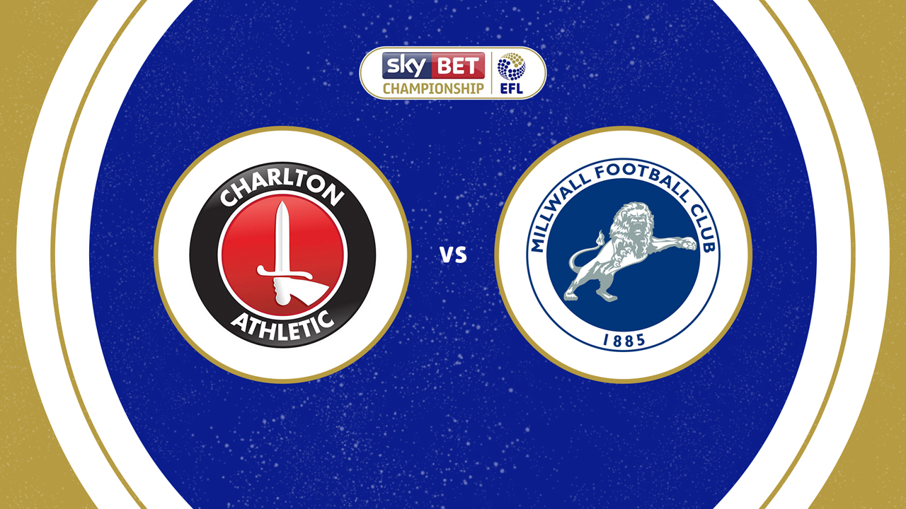 Charlton Athletic vs Millwall poster Charlton Athletic vs Millwall poster