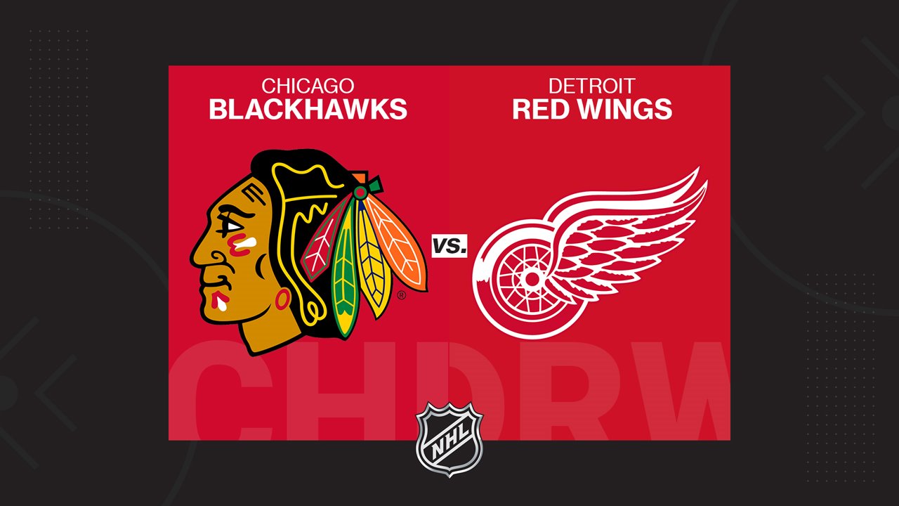Chicago Blackhawks vs Detroit Red Wings poster Chicago Blackhawks vs Detroit Red Wings poster