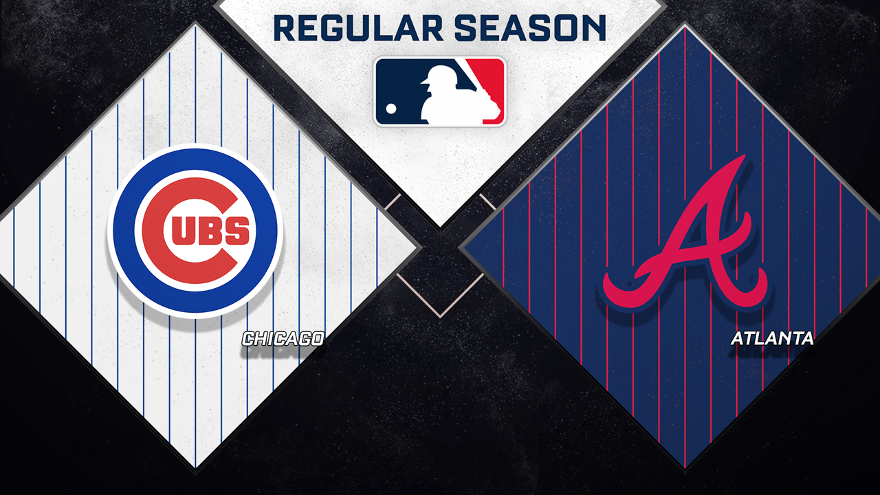 Chicago Cubs vs Atlanta Braves poster Chicago Cubs vs Atlanta Braves poster