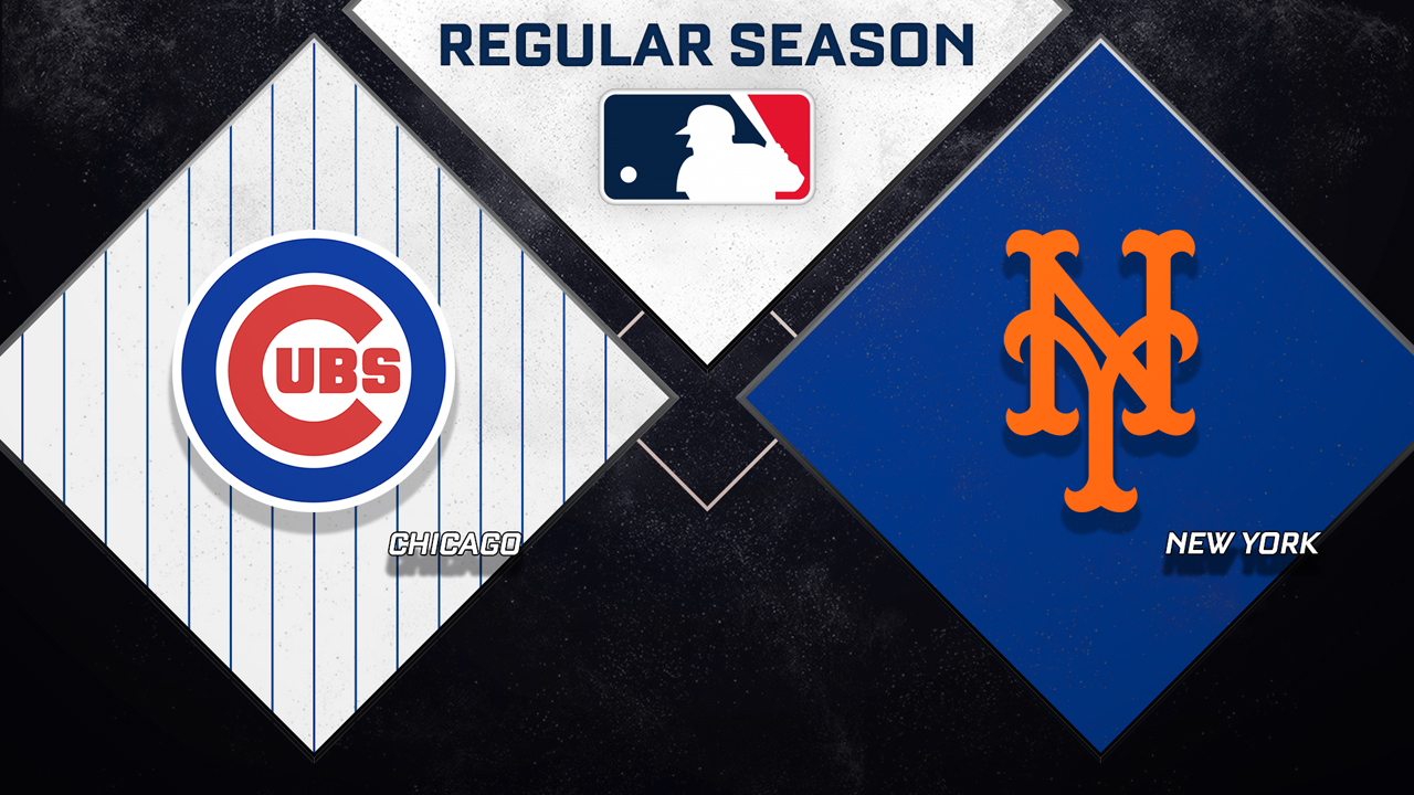 Chicago Cubs vs New York Mets poster Chicago Cubs vs New York Mets poster